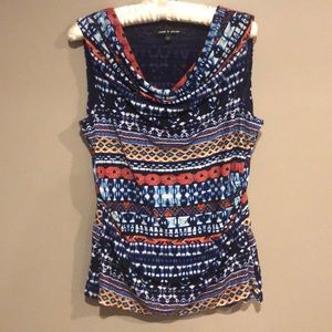 🎀 CABLE & GAUGE SLEEVELESS BLOUSE